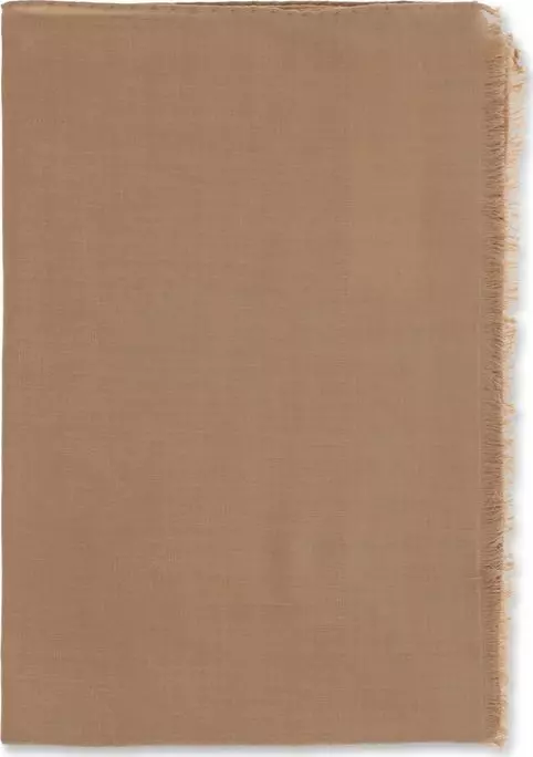 Beige Silk Scarf