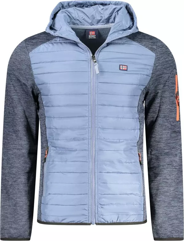 Azzurro Polyester Men's Jacket