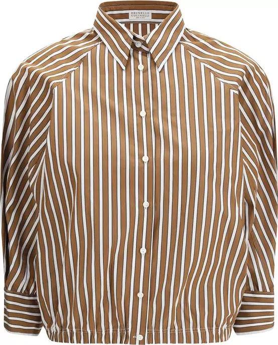 Brown Cotton Shirt
