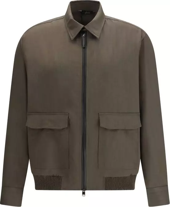 Bicolor Wool Coat