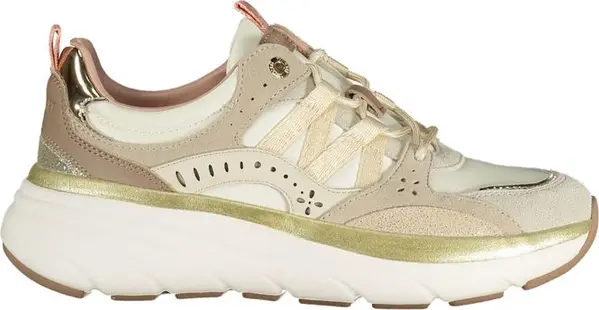 Beige Polyurethane Women Sneaker