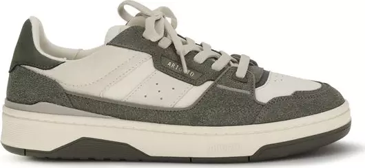 Bicolor Calf Leather Bos Taurus Low Top Sneakers
