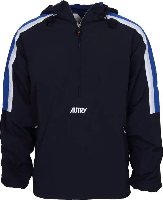Blue Nylon Shell Jacket