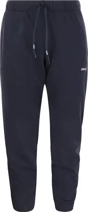 Blue Cotton Joggers (Workout Pants)