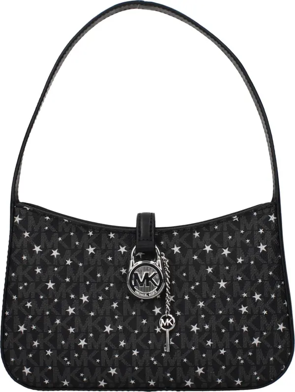 Black Fabric Handbag