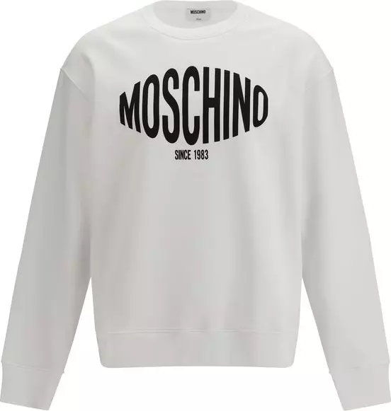 White Cotton Sweatshirt