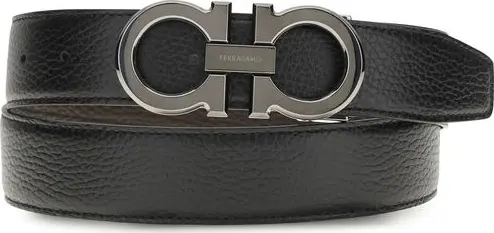 Black Calf Leather Bos Taurus Regular Belt