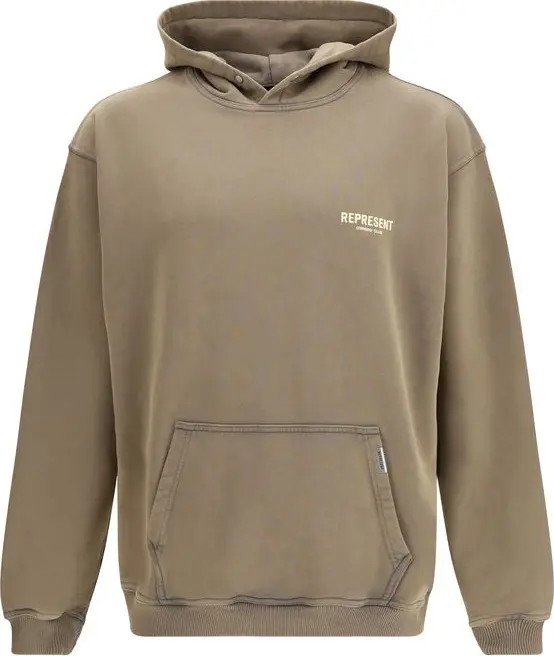 Brown Cotton Sweatshirt