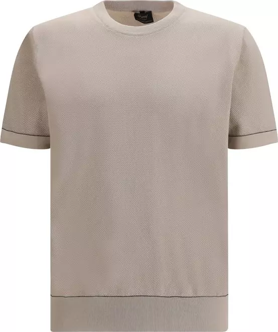 Beige Cotton T-Shirt
