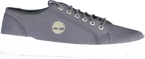 Blue Polyester Men Sneaker
