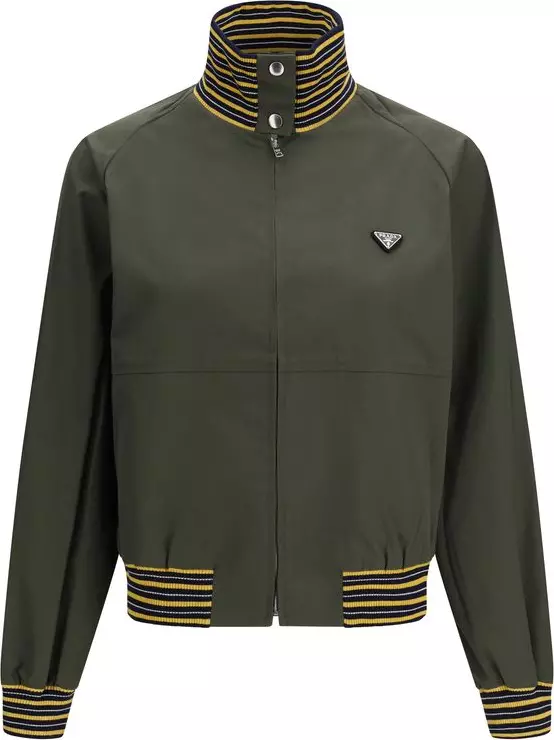 Bicolor Polyester Bomber