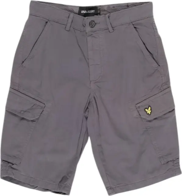 Gray Cotton Bermuda Shorts