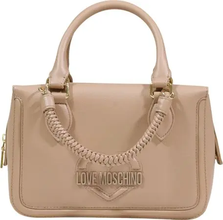 Beige Polyethylene Handbag