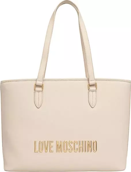 Beige Polyethylene Handbag