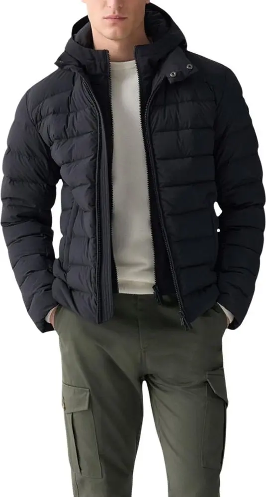 Black Polyamide Coat