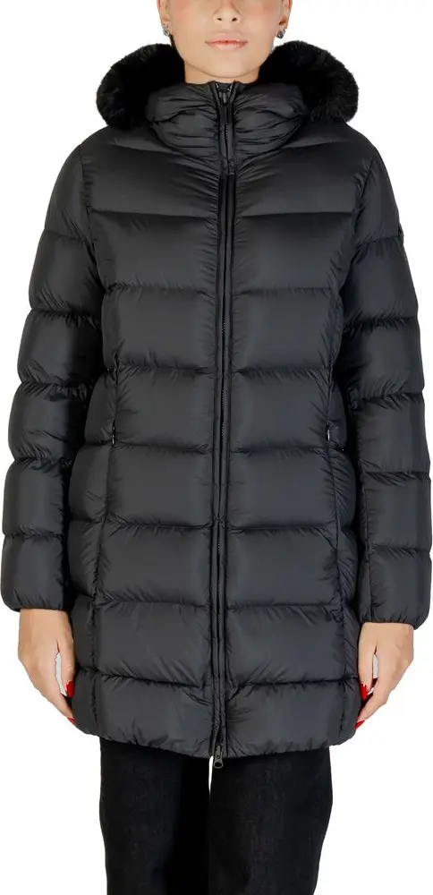 Black Polyester Coat