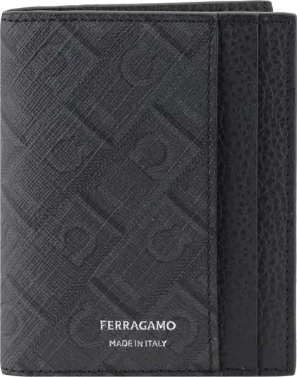 Black Calf Leather Bos Taurus Wallet