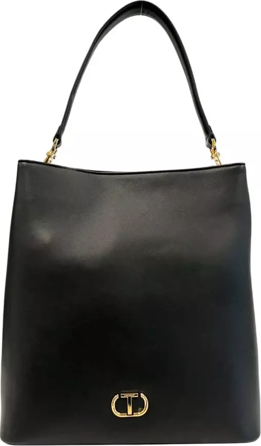 Black PU Women Shoulder Bag