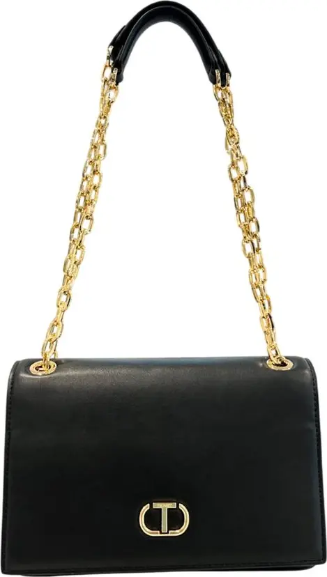 Black PU Women Crossbody Bag