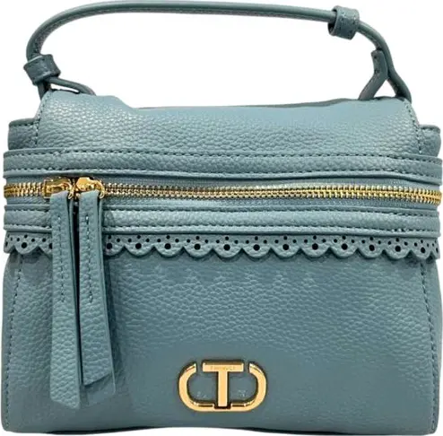 Blue PU Women Handbag
