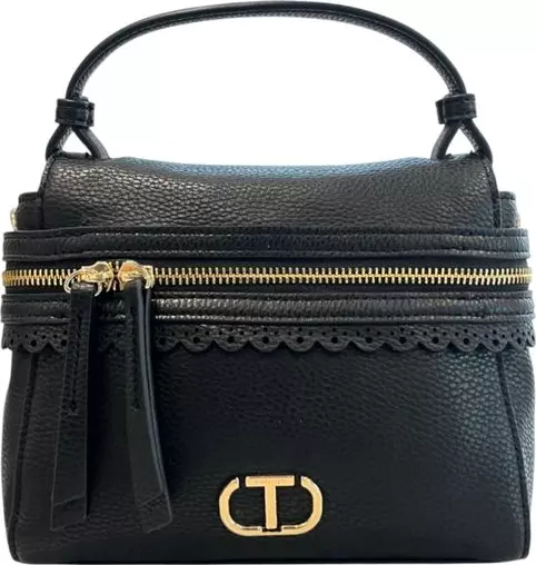 Black PU Women's Handbag