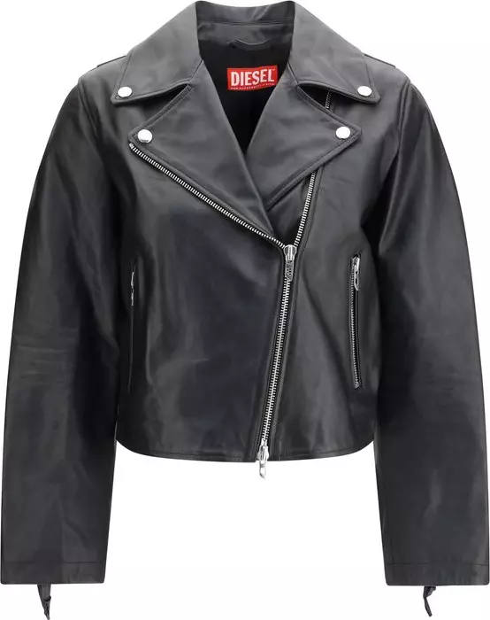 Black Calf Leather Bos Taurus Leather Jacket