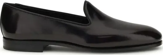 Bordeaux Calf Leather Bos Taurus Slip-On Loafers