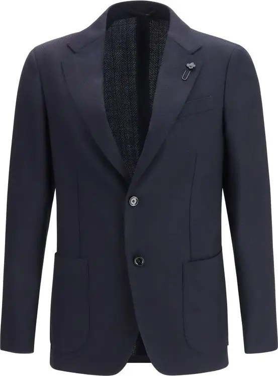 Blue Wool Blazer