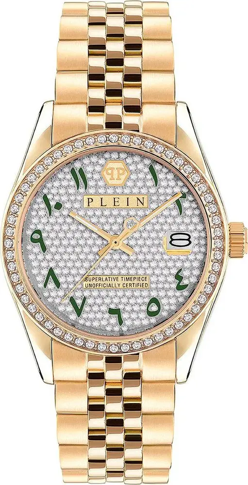 Gold Stainless Steel Dress Watch