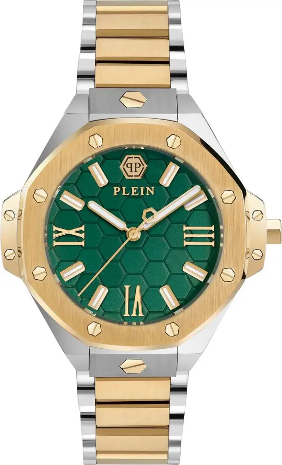 Gold Stainless Steel Dress Watch