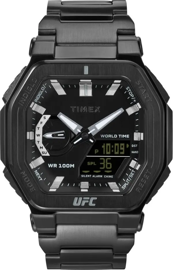 Black Stainless Steel Sport Watch