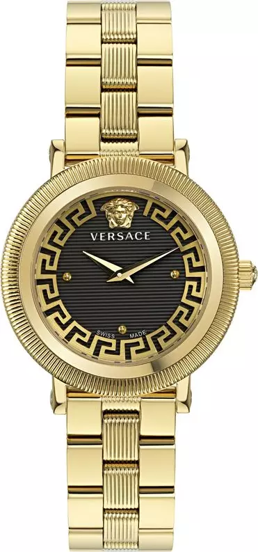 Gold Stainless Steel Dress Watch