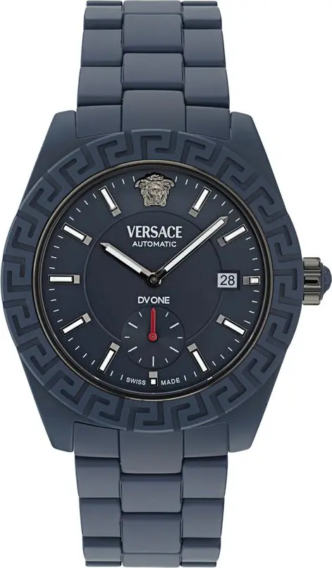 Blue Ceramic Dress Watch