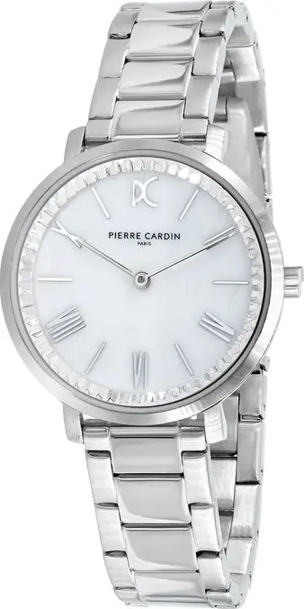 Gray Stainless Steel Dress Watch