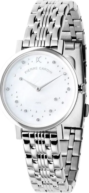Gray Stainless Steel Dress Watch