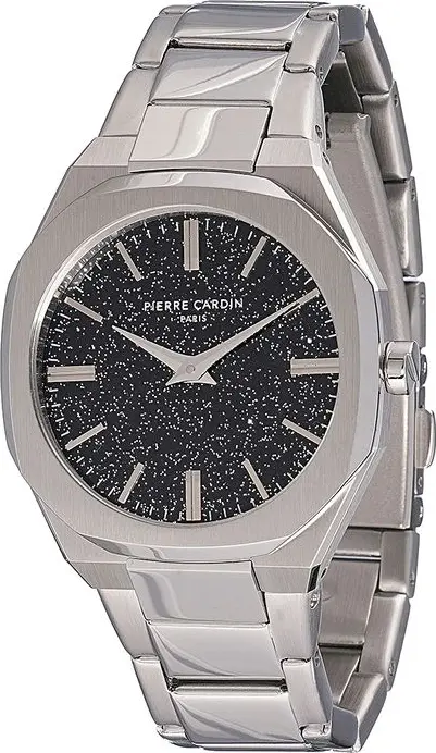 Gray Stainless Steel Dress Watch