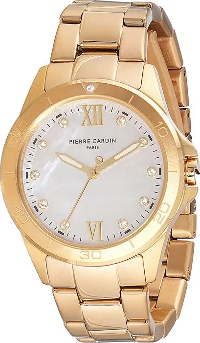 Gold Stainless Steel Dress Watch