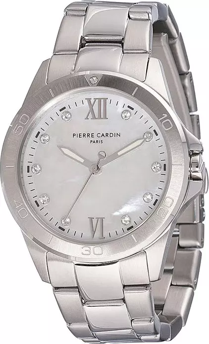 Gray Stainless Steel Dress Watch