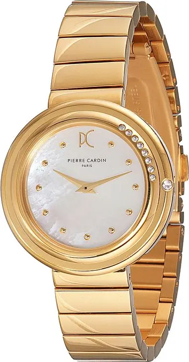 Gold Stainless Steel Dress Watch