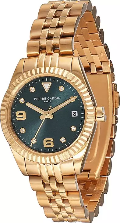 Gold Stainless Steel Dress Watch