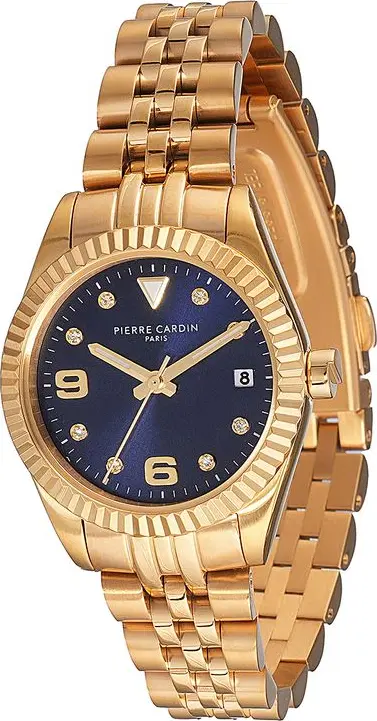 Gold Stainless Steel Dress Watch