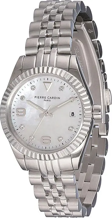 Gray Stainless Steel Dress Watch
