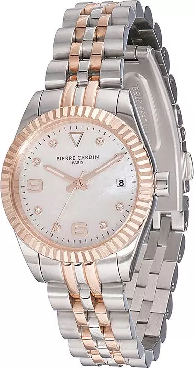 Gray Stainless Steel Dress Watch