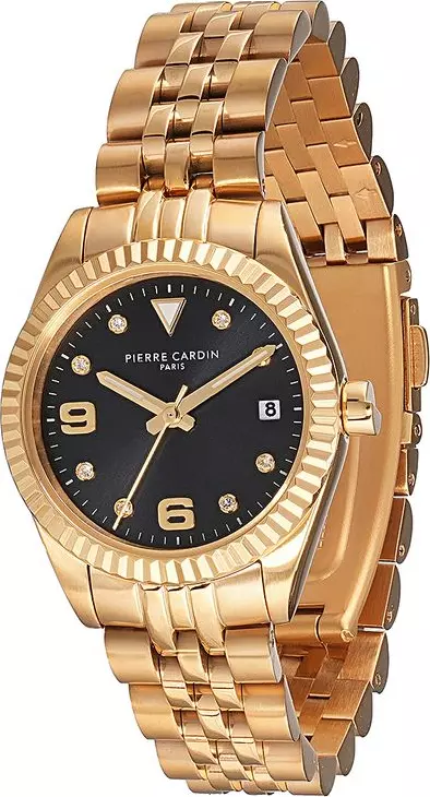 Gold Stainless Steel Dress Watch