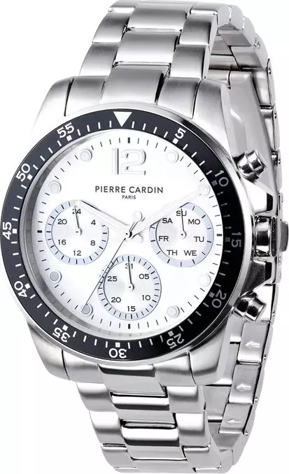Gray Stainless Steel Dress Watch