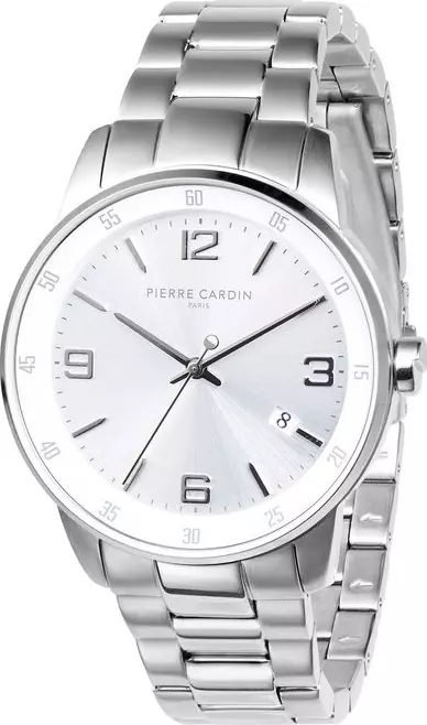 Gray Stainless Steel Dress Watch