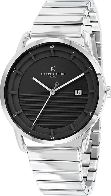 Gray Stainless Steel Dress Watch