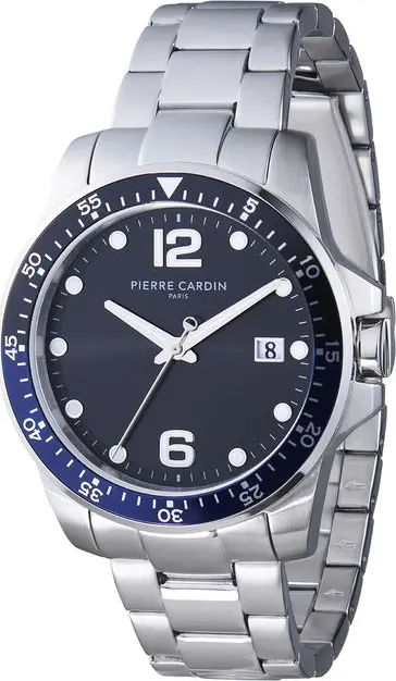 Gray Stainless Steel Dress Watch