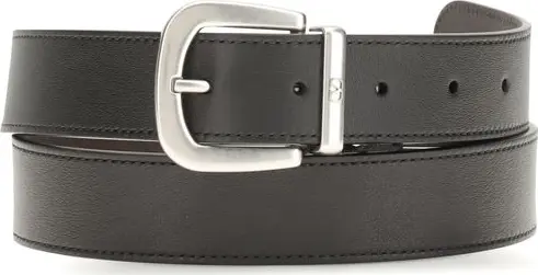 Black Calf Leather Bos Taurus Regular Belt