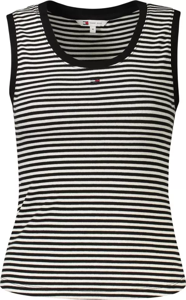 Black Cotton Women's Tank Top